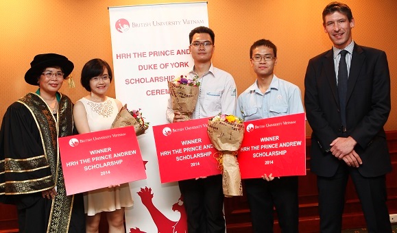 Chương trình học bổng Hoàng tử Andrew năm 2015